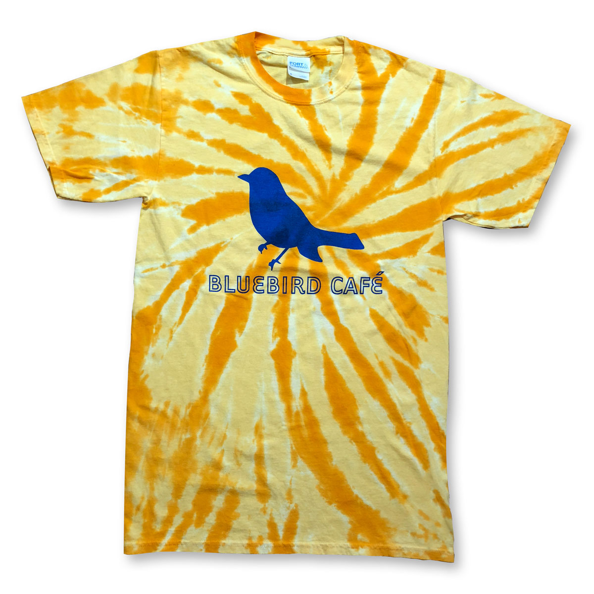 Yellow Tie Dye Shirt – Bluebird Cafe
